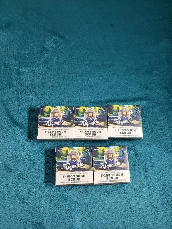 Dr. Squatch Soap F 150 Tough Scrub Limited Edition Heavy Grit 5 Pack