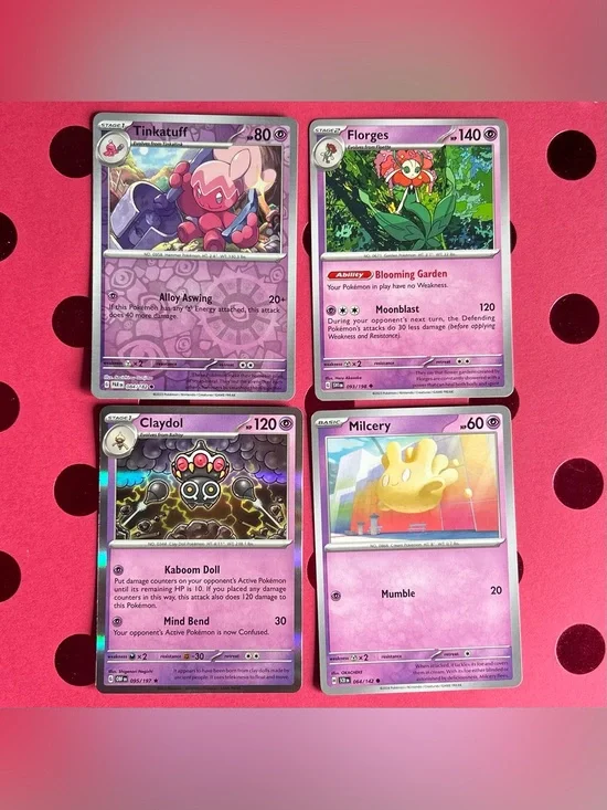 Pokémon Psychic 4-Card Bundle