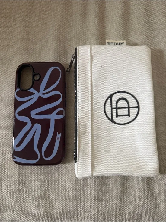 The Diary “Mocha Ribbon'' iPhone 17 case by Jasmine Dowling NEW