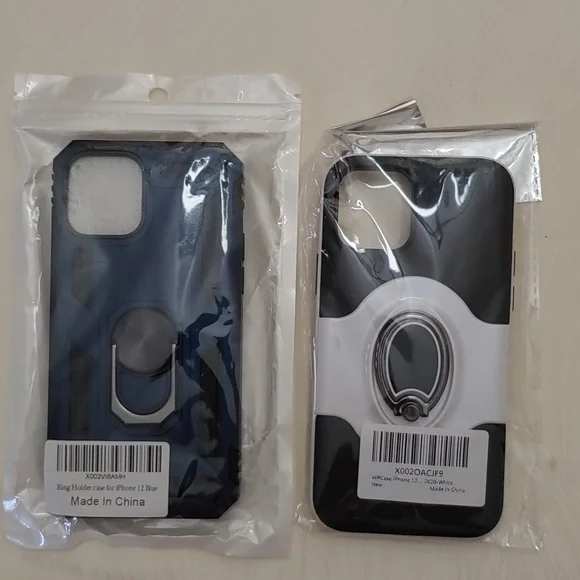 Ring holder iPhone 12 Case 2 pack.