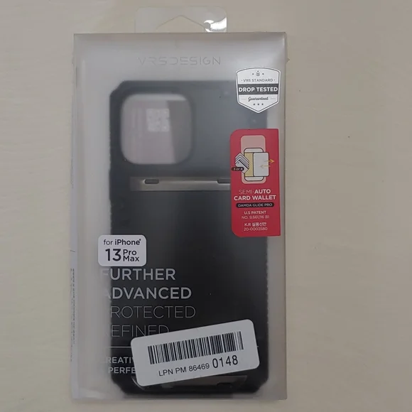 Case for iPhone13 Pro Max with Semi-Auto Card Wallet