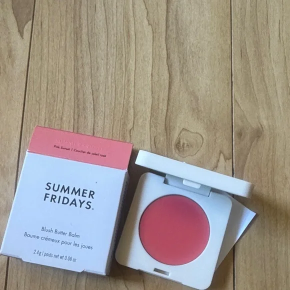 Summer Fridays Pink Blush Balm Pink Sunset