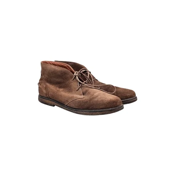 Polo Ralph Lauren Men's Size 12 D US Marlow Brown Suede Crepe Sole Chukka Boots