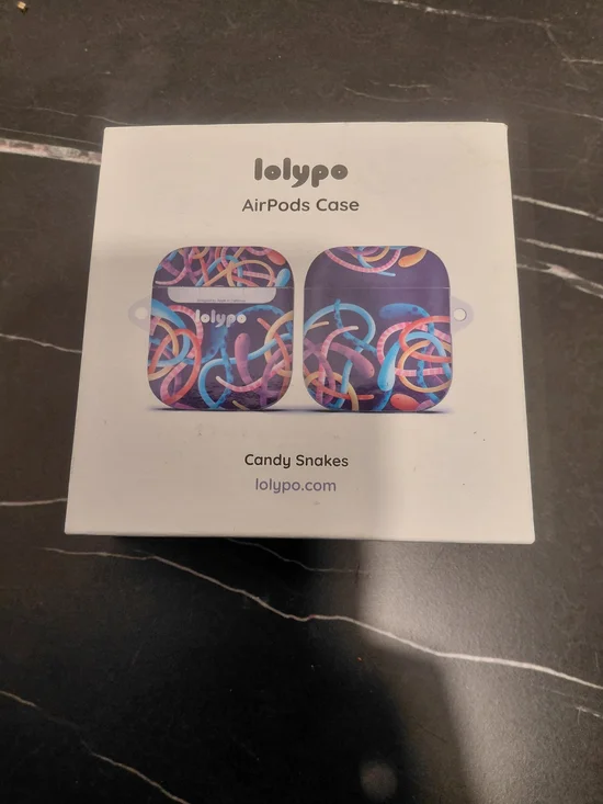 lolypo Candy Snakes AirPods Case - Purple Multicolor
