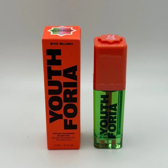 Youthforia BYO Blush Color Changing Blush Oil Chemical‎ Reaction 6.5ml NEW NIB