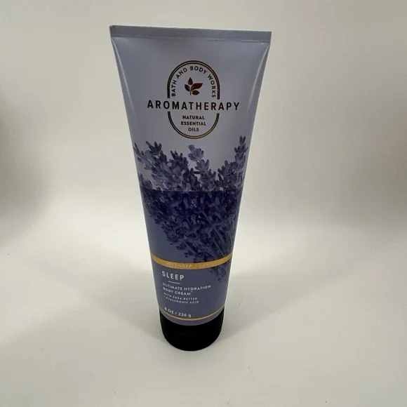 Bath & Body Works Aromatherapy‎ Sleep Lavender & Vanilla Body Cream Lotion 8 oz