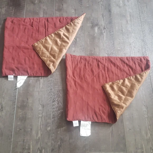 2 Pillow shams cases two sided