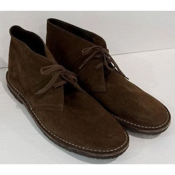 J Crew Mens MacAlister Suede Leather Desert Chukka Boots Crepe Sole 79438 11 M