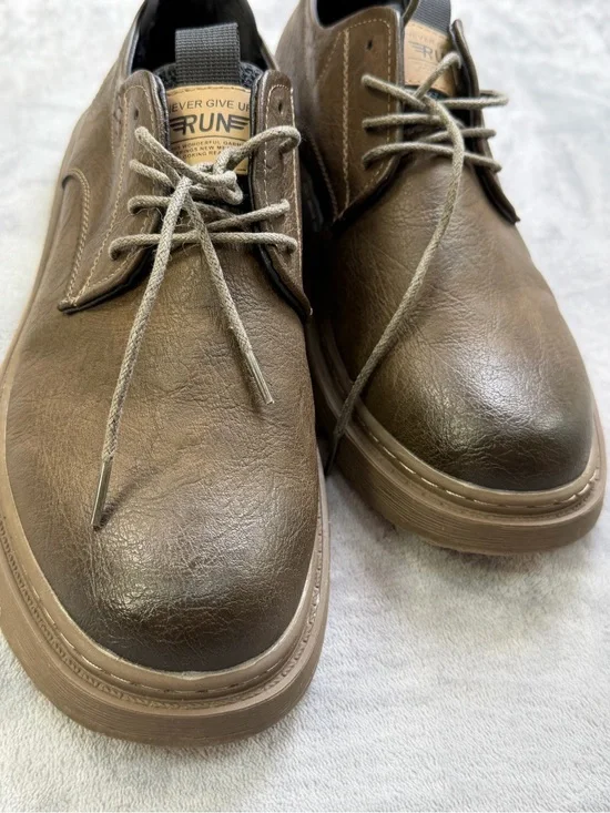 CARTELO Chukka Lace-Up Boots in Olive BrownCasual Light Men’s Summer 10.5
