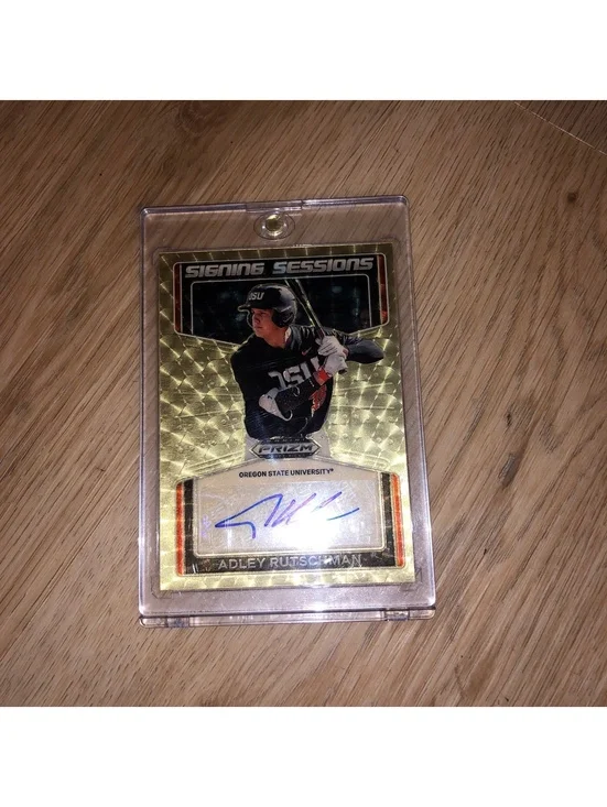 PANINI PRIZM ADLEY RUTSCHMAN GOLD SUPERFRACTOR 1/1 ROOKIE AUTO 2022 ORIOLES