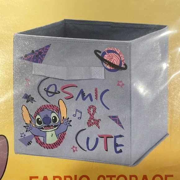 Disney Lilo & Stitch Fabric Storage Cube Cosmic & Cute 10