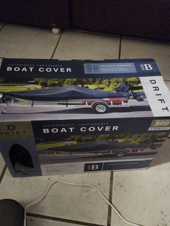 DRIFT Boat Cover Size B - Navy/Black