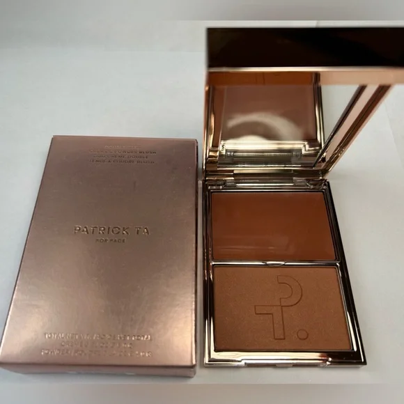 NWT🌷Patrick Ta Major Headlines Creme & Powder Blush Duo in She’s So L.A.”