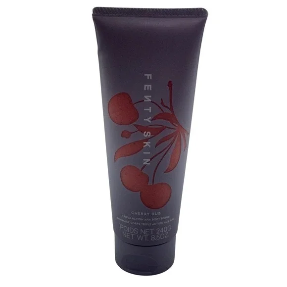Fenty Skin Cherry Dub Triple‎ Action AHA Body Scrub Exfoliating 8.5oz