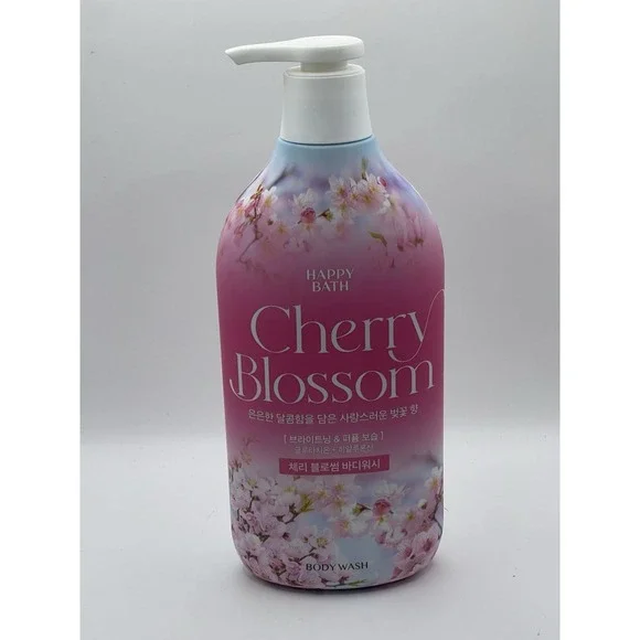 Happy Bath Original Collection Cherry‎ Blossom Body Wash 31 oz each • New