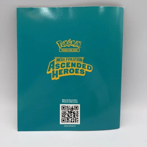 Ascended Heroes Player's Guide Book Pokemon ETB Elite Trainer Box