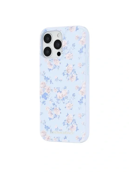 NWT LoveShackFancy x Target -Rosettes iPhone 16 Pro Max Case MagSafeWhisper Blue
