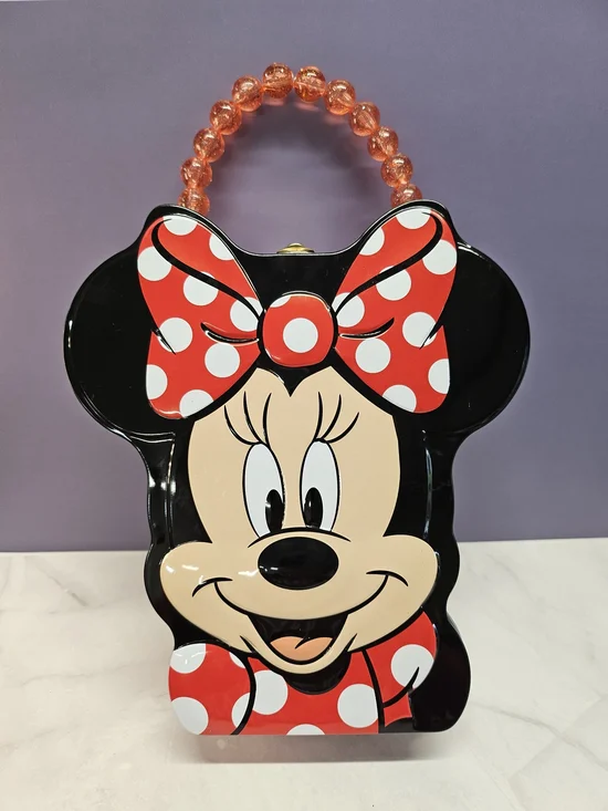 Minnie Mouse Polka Dot Novelty Handbag - Red, Black, Cream