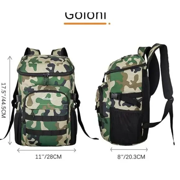 Backpack Insulated Leak Proof, Camoflage