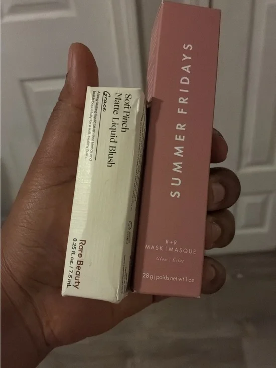 Summer Fridays R+R Mask & Rare Beauty Soft Pinch Matte Liquid Blush - Pink