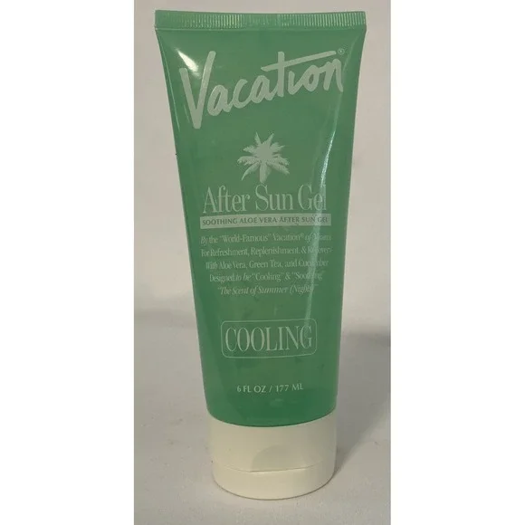 Vacation After Sun Gel Soothing Aloe Vera Gel ~ 6 Fl Oz ~ SEALED