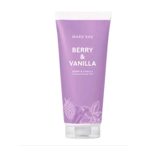 NIB Mary Kay Berry & Vanilla Scented Shower Gel - Purple 6.7 oz/200ml