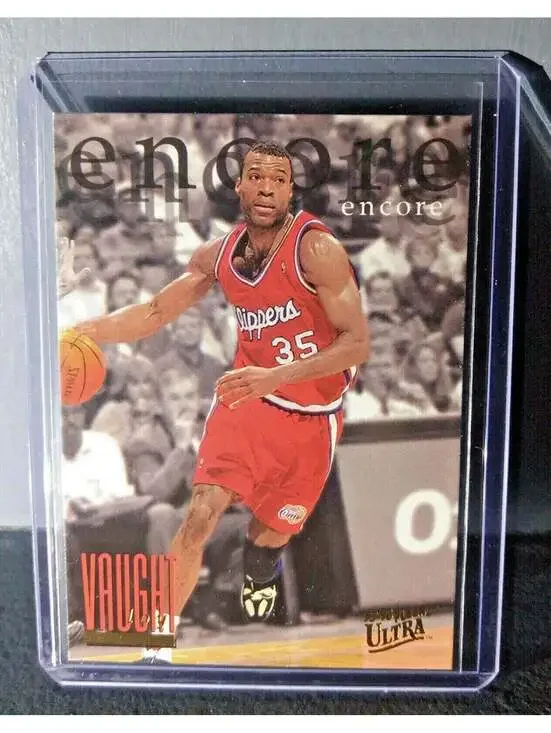 1995-96 Loy Vaught #345 Ultra Encore Basketball Card