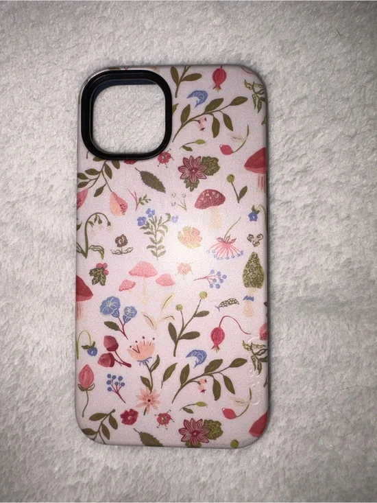 Casetify Pink Floral & Botanical Print Phone Case