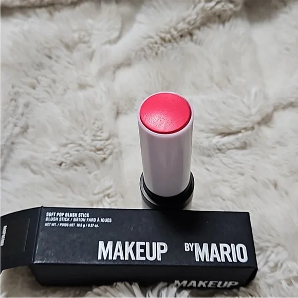 Makeup By Mario Soft Pop Blush Stick - Raspberry NIB