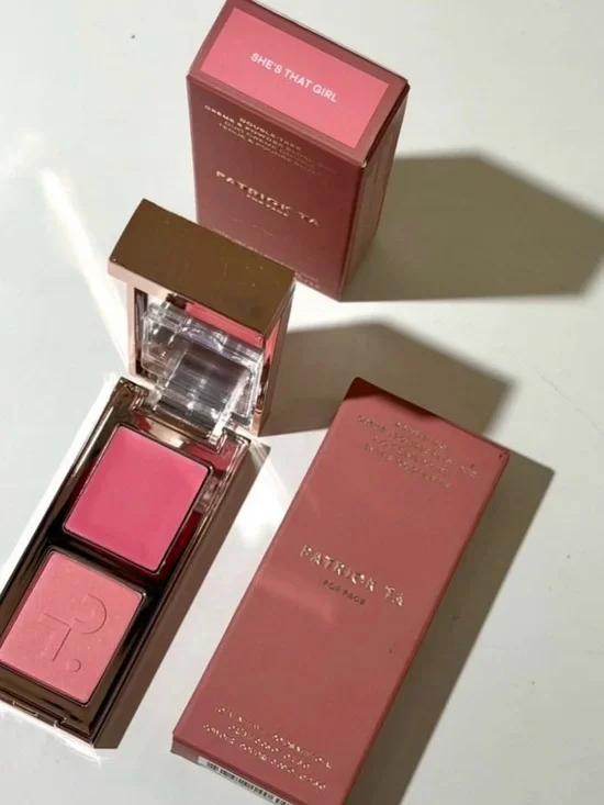 NEW✅ Patrick TA • Double-Take Crème & Powder Blush Duo • She’s That Girl • Mini