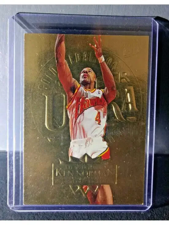 1995-96 Ken Norman Fleer Ultra Gold Medallion #6 Basketball Card