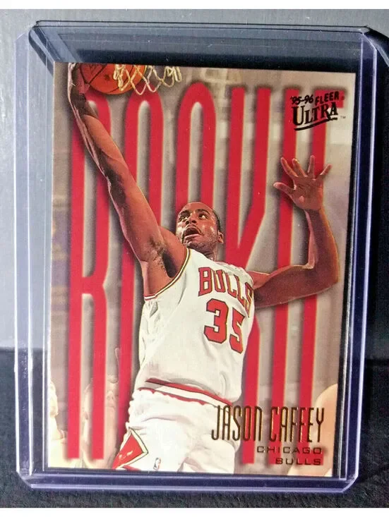1995-96 Jason Caffey Fleer Ultra #268 Rookie Basketball Card