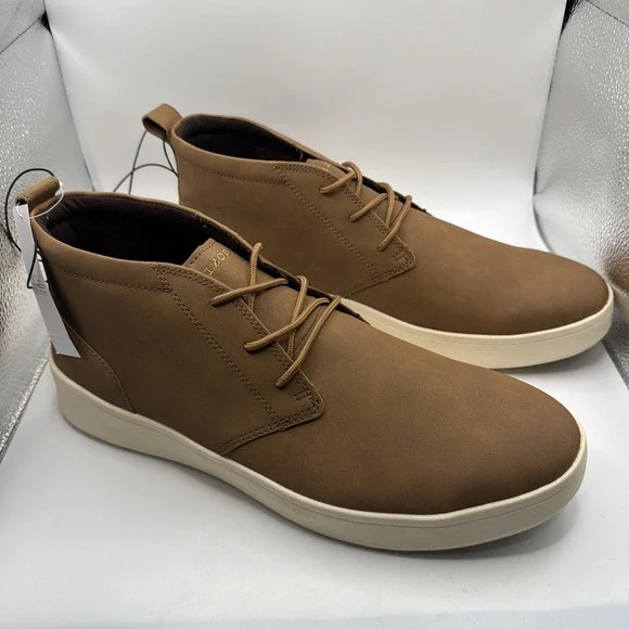 IZOD Palmer Men's Size 12-Lace-Up-Brown Chukka Boots-1815298 New