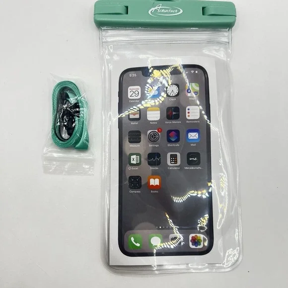 Waterproof Floating Phone Pouch Protector Case Pool Beach Pink Lanyard 8.5