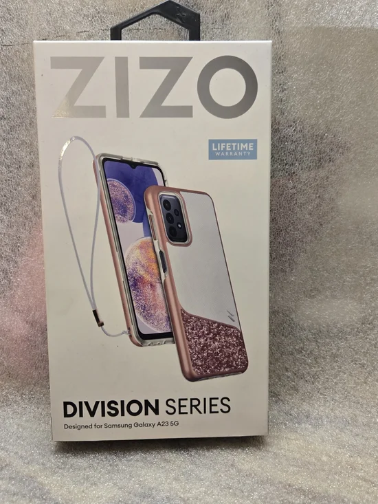 ZIZO Division Series Rose Gold Glitter Case for Samsung Galaxy A23 5G