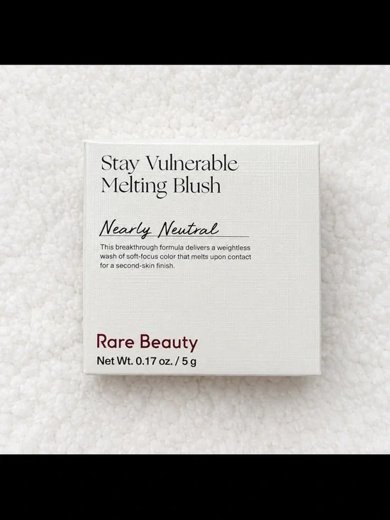 Rare Beauty Stay Vulnerable Melting Blush — Nearly Neutral (Soft Beige-Pink)