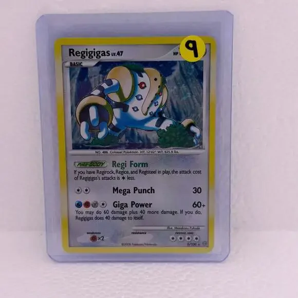 Regigigas 9/100 Holo Rare Stormfront Pokemon Card