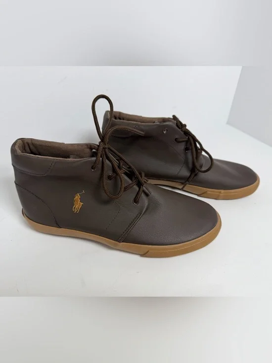 Polo Ralph Lauren Collin Mid Brown Chukka Boots / Sneakers — Size 5