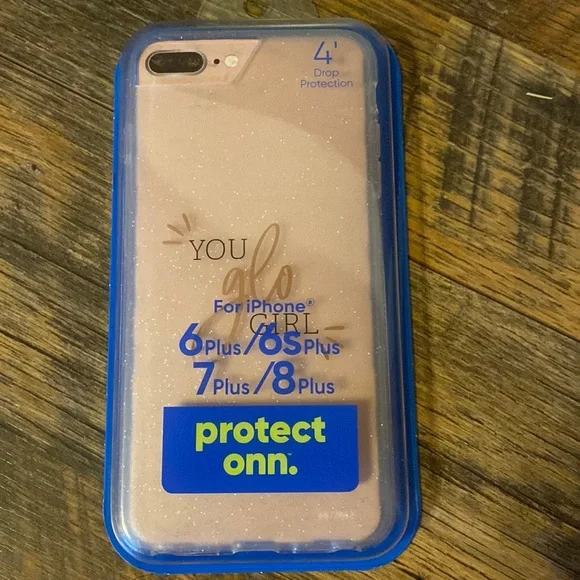 NWT You Glo Girl iPhone case size 6plus/6s plus 7plus/8plus