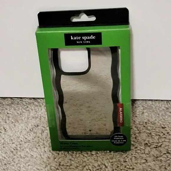 Kate Spade Mirrored Wavy MagSafe Cell Phone Case iPhone 16 Pro Max Brand New