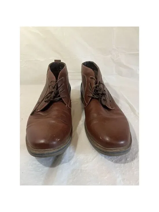 Nunn Bush Men's Size 10.5 M Newhall Plain Toe Chukka Boot Brown
