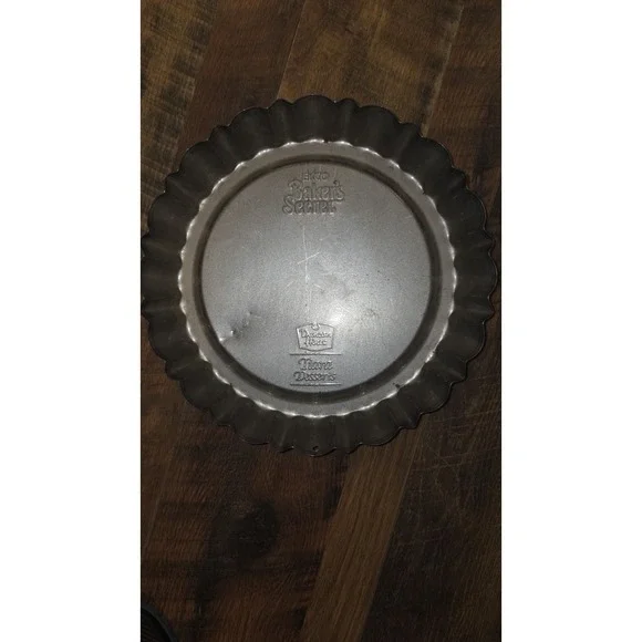 EKCO Baker's Secret Tiara Duncan Hines Desserts Pie Tart Pan Fluted Baking