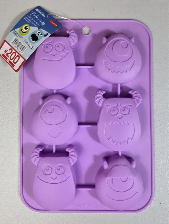 Monsters Inc petite silicone cake mold NWT G