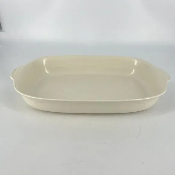 Pfaltzgraff Gazebo 13x9 Stoneware Rectangular Casserole Baking Dish Cream USA