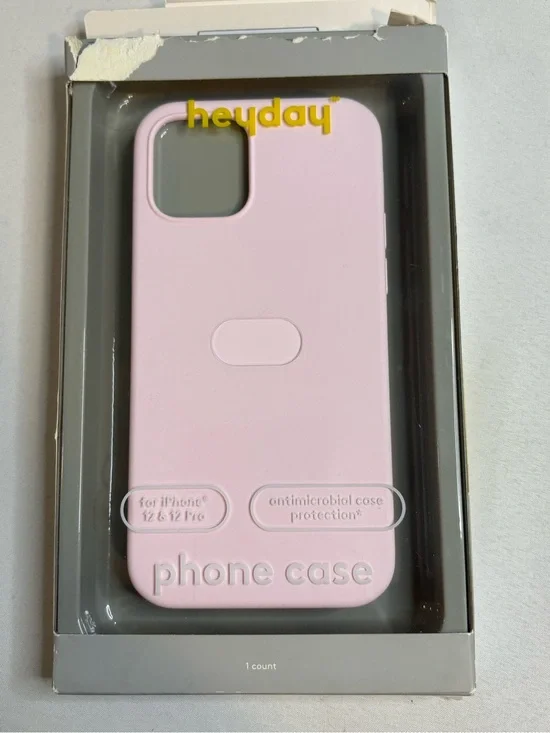 heyday Antimicrobial Phone Case Pink for Apple iPhone 12 / 12 Pro