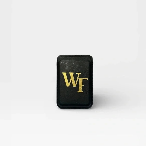 MagSafe Black Faux Leather Wake Forest University Phone Wallet