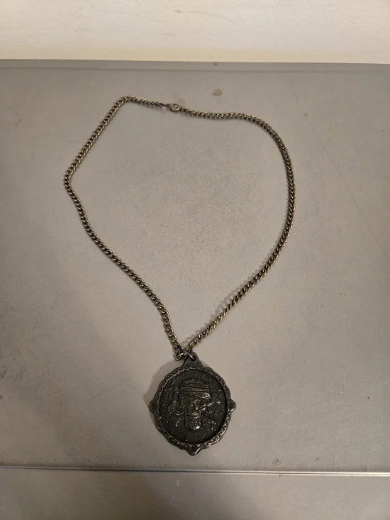 Disney Parks Pirates of the Caribbean Medallion The Pirates League Skull Pendant