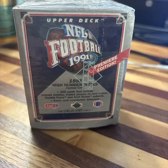 Upper Deck 1991 NFL Football High Number Series Sealed Box 200 Cards