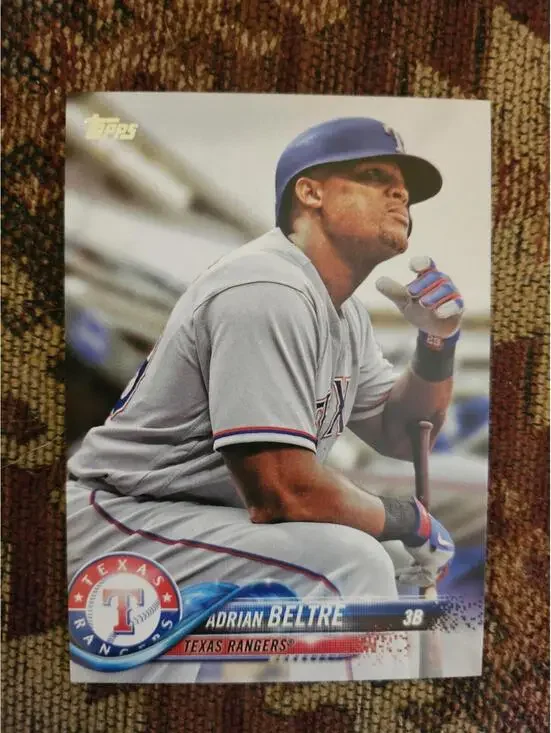 Adrian Beltre - on deck - 2018 Topps #254 - RAW Mint