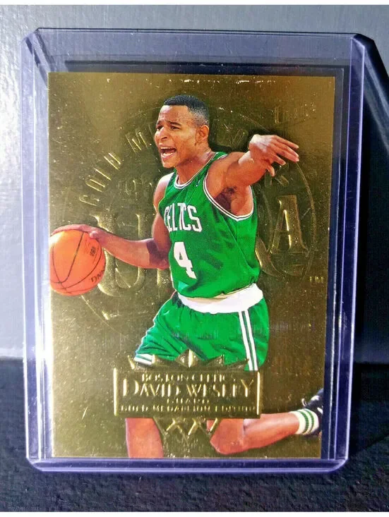 1995-96 David Wesley Fleer Ultra Gold Medallion #15 Basketball Card